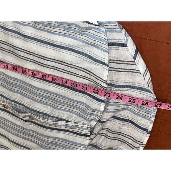 Rails Marloe Striped Button-Up Long-Sleeve Lightweight Fit Women's Shirt  small - Picture 7 of 7